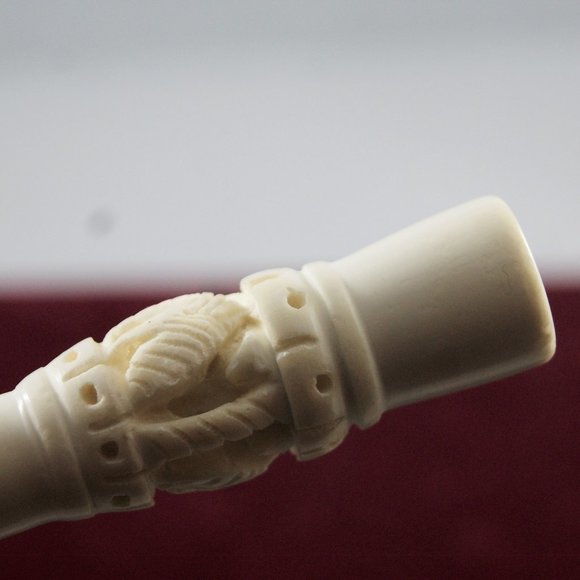 Meerschaum Cigarette Holder | White - Handmade - Picture 1 of 4